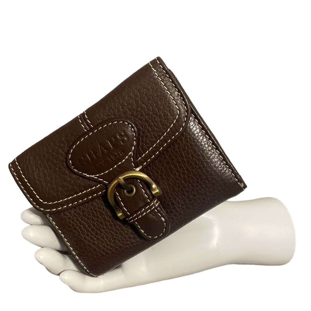 Chaps brown genuine‎ leather wallet